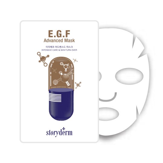 STORYDERM E.G.F ADVANCED CELL MASK Skatinanti regeneracija veido kaukė, 25 ml - Facecare