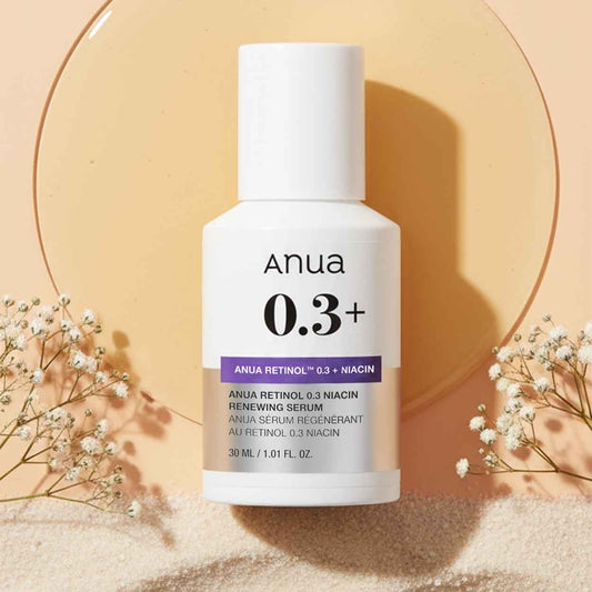 ANUA Nano Retinol 0.3% + Niacin Renewing Serum veido serumas, 30 ml