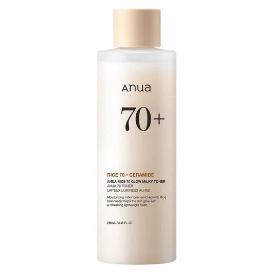 ANUA Rice 70 Glow Milky Toner veido tonikas, 250 ml