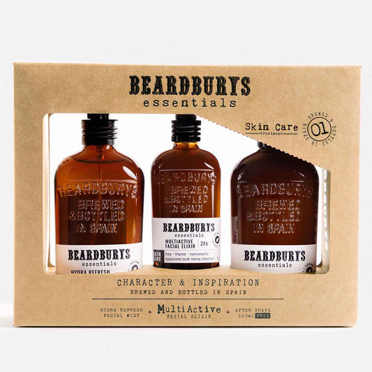 Beardburys Essentials Facial Kit Veido priežiūros rinkinys - Facecare