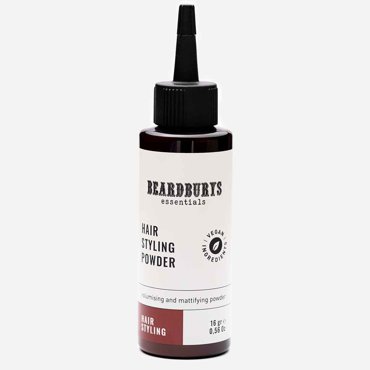 Beardburys Essentials Hair Styling Powder Apimties suteikianti matinė pudra plaukams,16 g. - Facecare