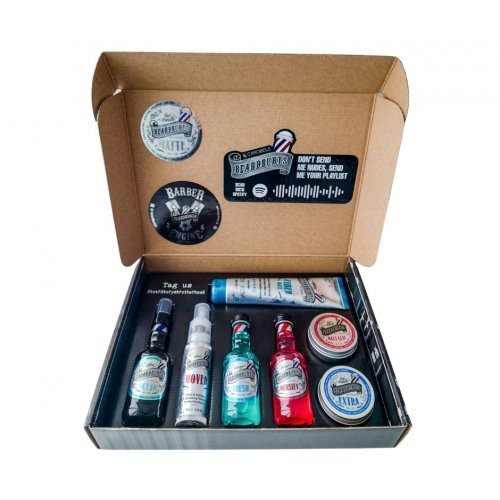 Beardburys Genuine Men Style Kit Plaukų priežiūros rinkinys vyrams - Facecare