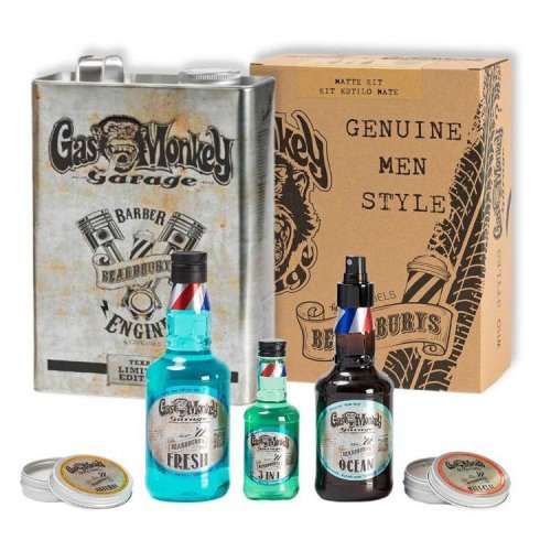 Beardburys Matte Kit Plaukams matiškumo suteikiančių priemonių rinkinys - Facecare