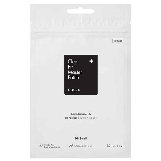 COSRX CLEAR FIT MASTER PATCH pleistrai spuogams, 18 vnt. - Facecare