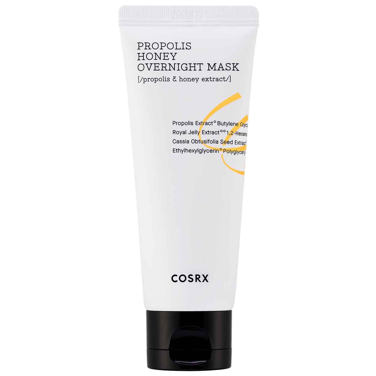 COSRX Full Fit Propolis Honey Overnight Mask naktinė veido kaukė, 60 ml (iki 04-26) - Facecare