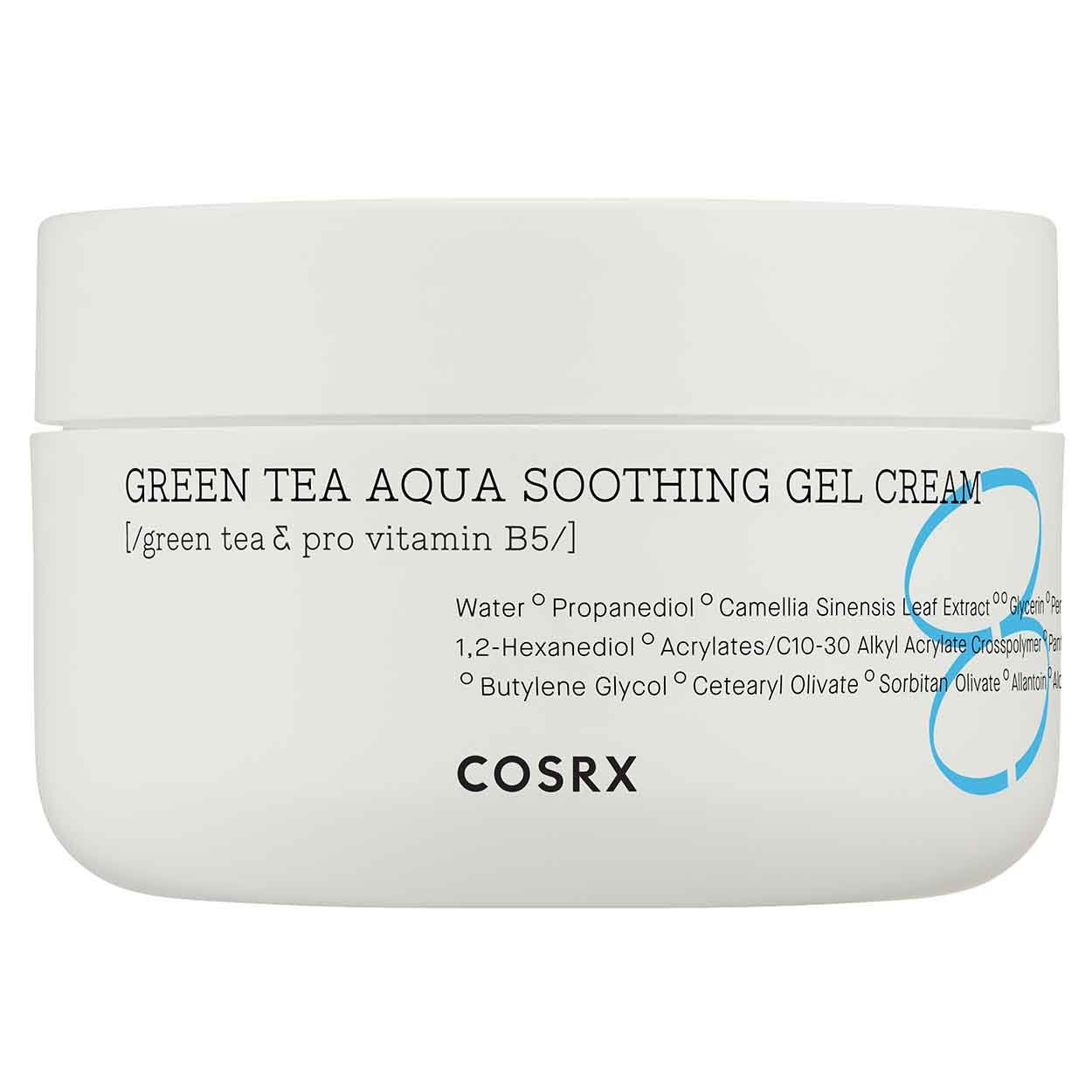 COSRX Hydrium Green Tea Aqua Soothing Gel Cream veido kremas, 50 ml - Facecare
