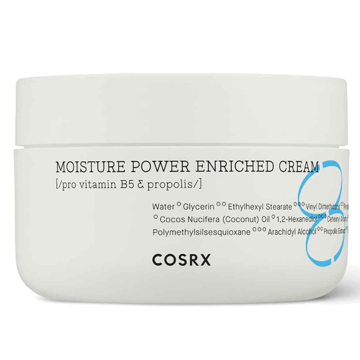 COSRX Hydrium Moisture Power Enriched Cream veido kremas, 50 ml - Facecare