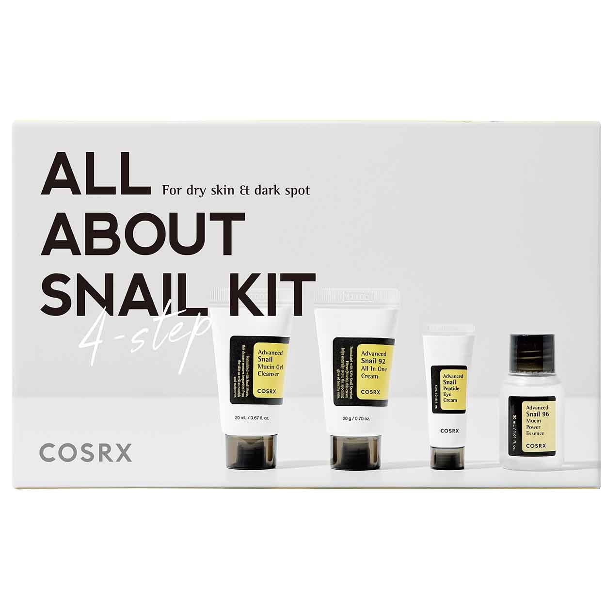 COSRX Most Loved 4-step Advanced Snail Trial Kit rinkinys - Facecare