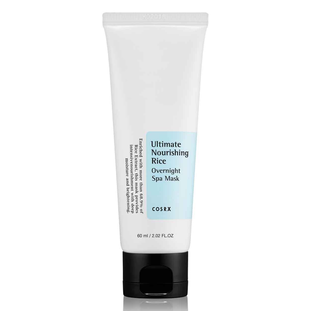 COSRX Ultimate Nourishing Rice Overnight Spa Mask naktinė kaukė, 60 ml - Facecare