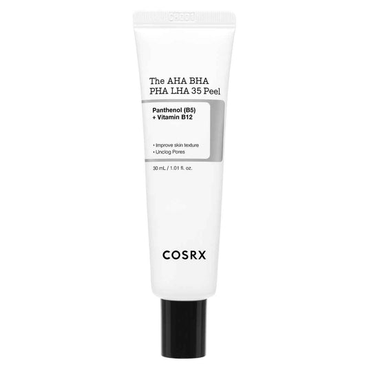 COSRX The AHA BHA PHA LHA 35 Peel tepama veido kaukė, 30 ml - Facecare