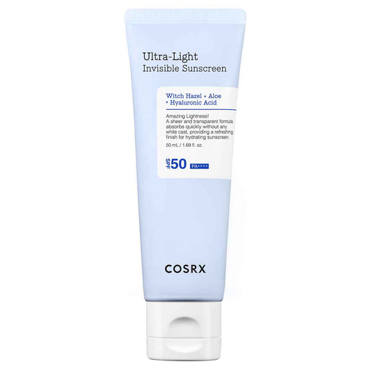 COSRX Ultra-Light Invisible Sunscreen SPF50 PA++++ apsauginis kremas nuo saulės, 50 ml - Facecare