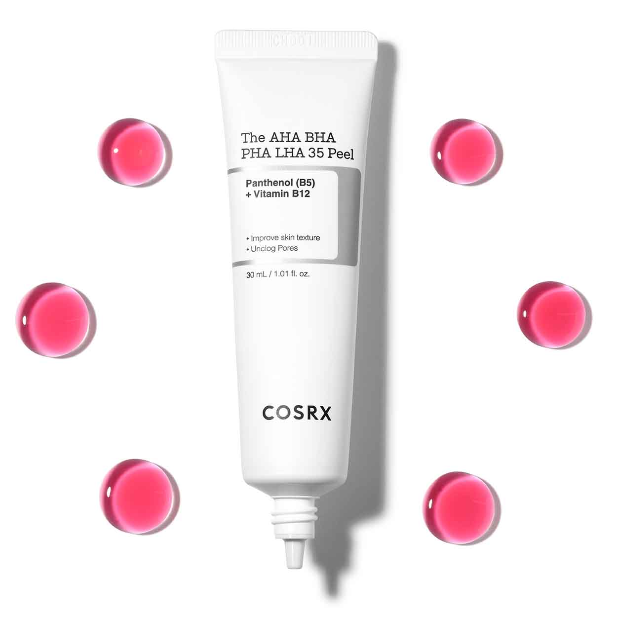 COSRX The AHA BHA PHA LHA 35 Peel tepama veido kaukė, 30 ml - Facecare