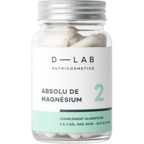 D-LAB Nutricosmetics Absolu De Magnesium Magnis, maisto papildas, 56 kapsulės - Facecare