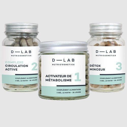 D-LAB Nutricosmetics Brûle-Graisses maisto papildų kompleksas riebalų deginimui, 168 kapsulės - Facecare