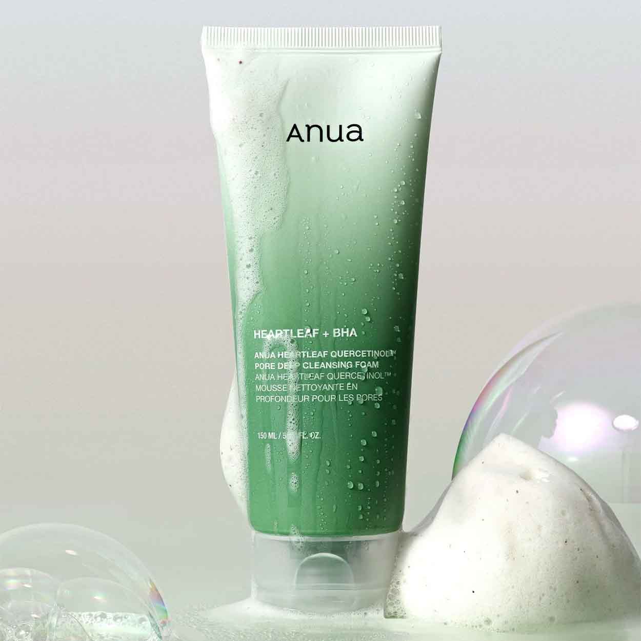 ANUA Heartleaf Quercetinol Pore Deep Cleansing Foam veido prausiklis, 150 ml