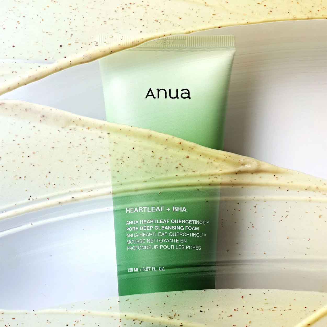 ANUA Heartleaf Quercetinol Pore Deep Cleansing Foam veido prausiklis, 150 ml