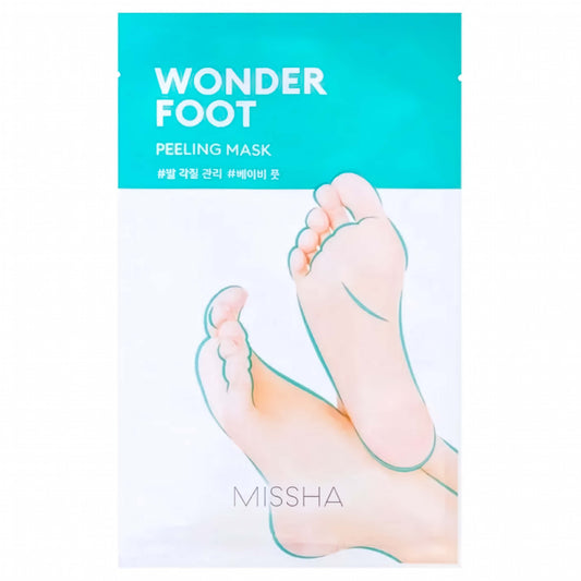 MISSHA Wonder Foot Peeling Mask pėdų kaukė, 50 ml