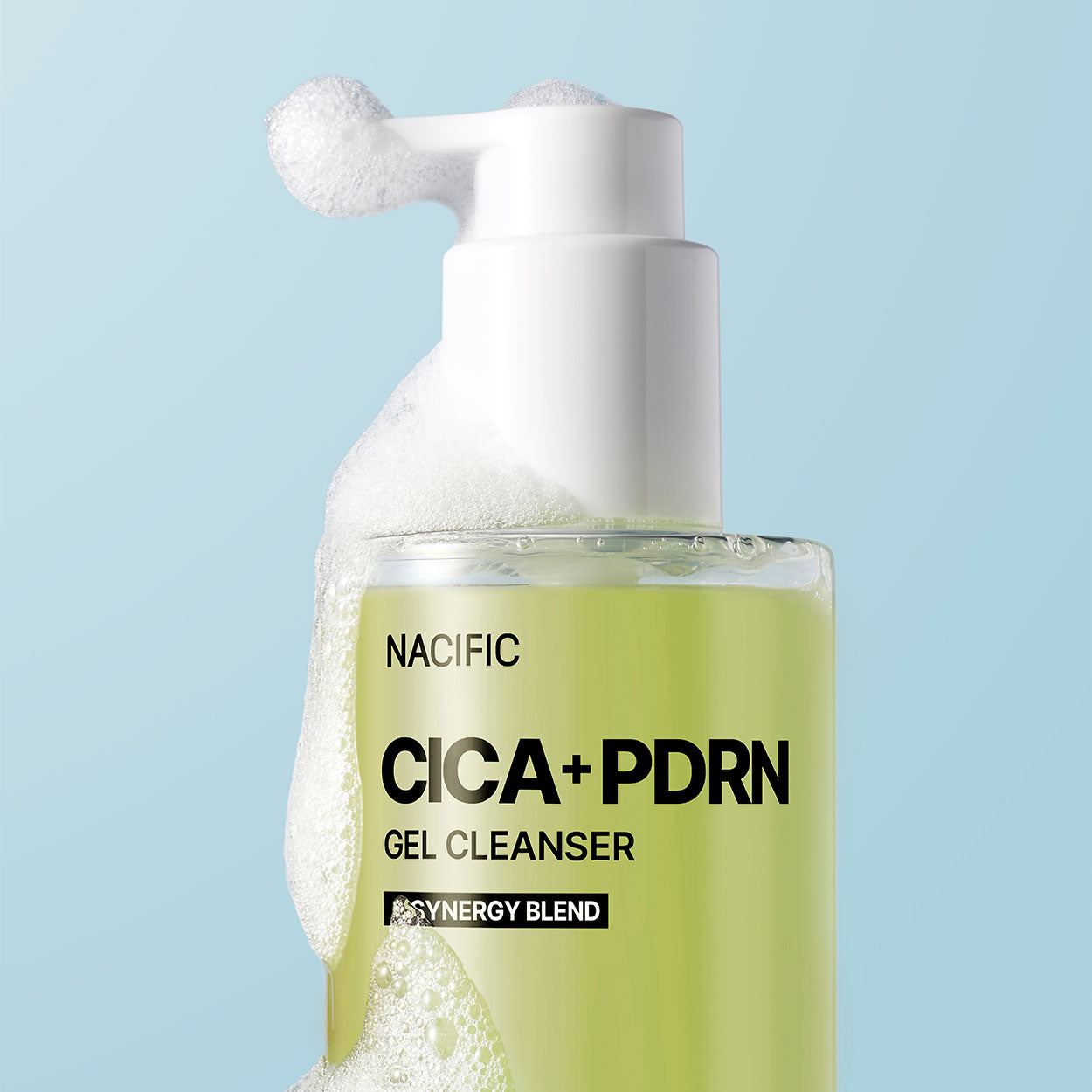 NACIFIC Cica + PDRN Gel Cleanser veido prausiklis, 200 ml