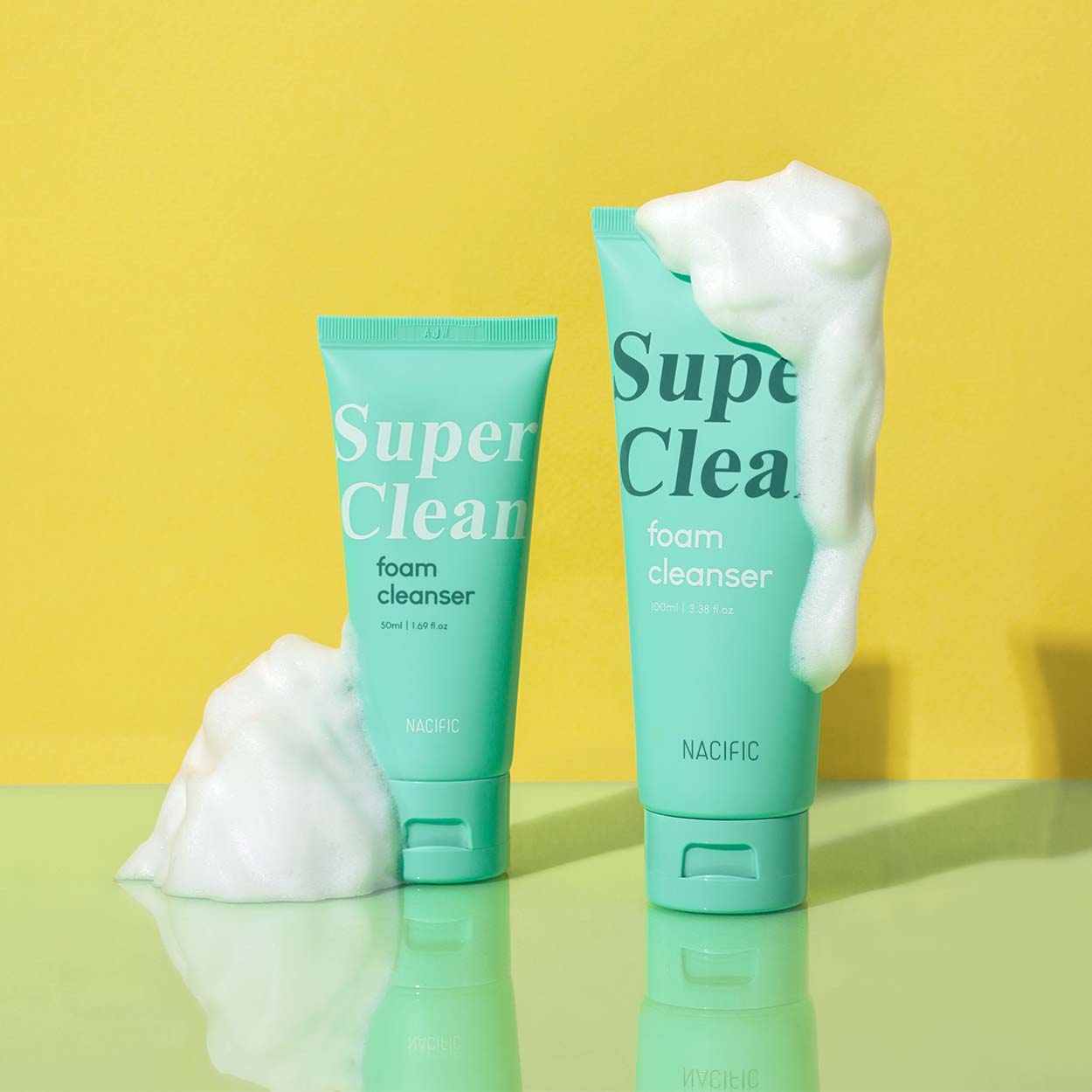 NACIFIC Super Clean Foam Cleanser prausiamosios veido putos, 100 ml (iki 07-27)
