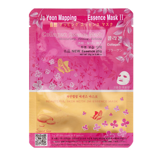 Ja Yeon Mapping Collagen Essence Mask Lakštinė veido kaukė su kolagenu, 25 g. - Facecare