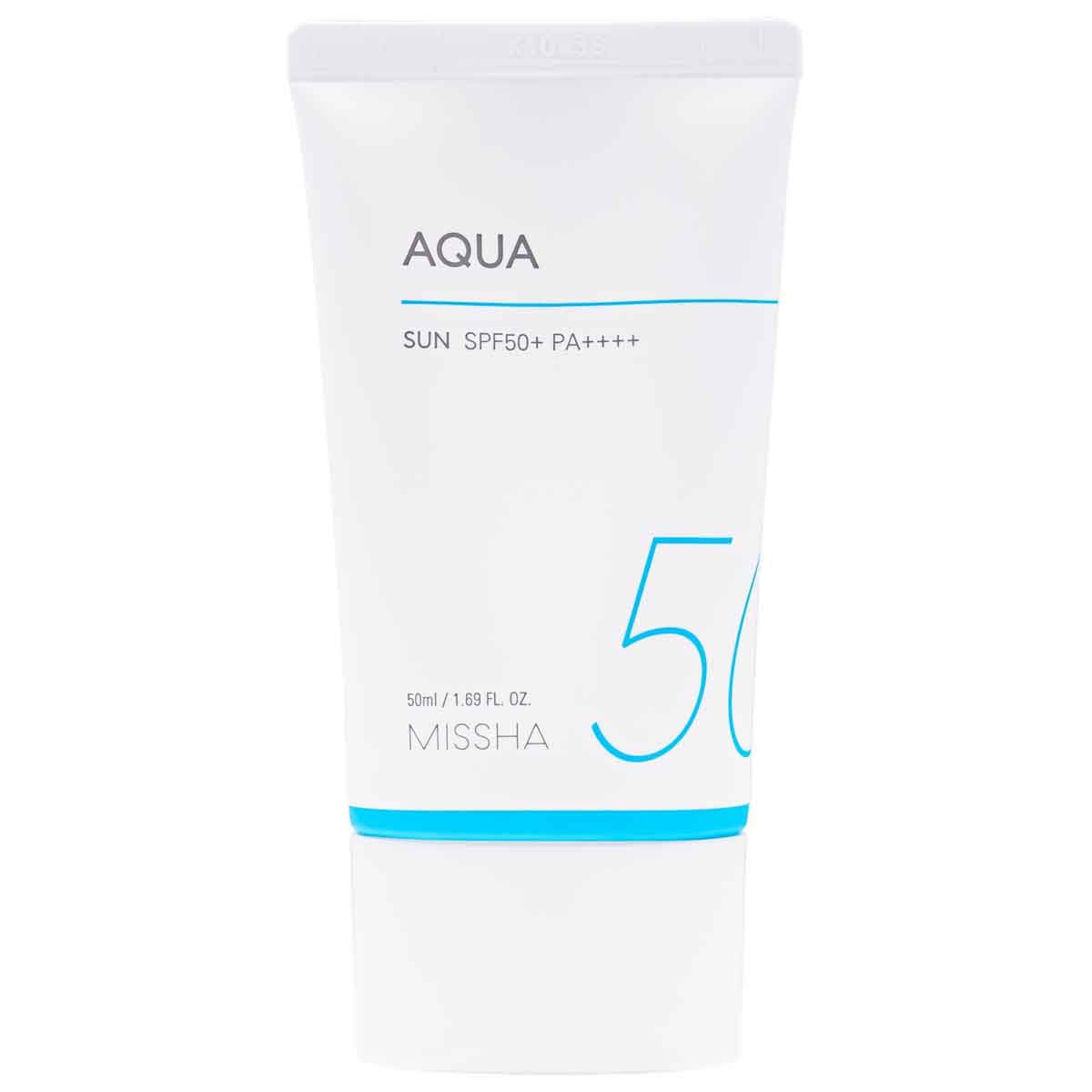 MISSHA Aqua Sun SPF50+ PA++++ apsauginis kremas nuo saulės, 50 ml - Facecare