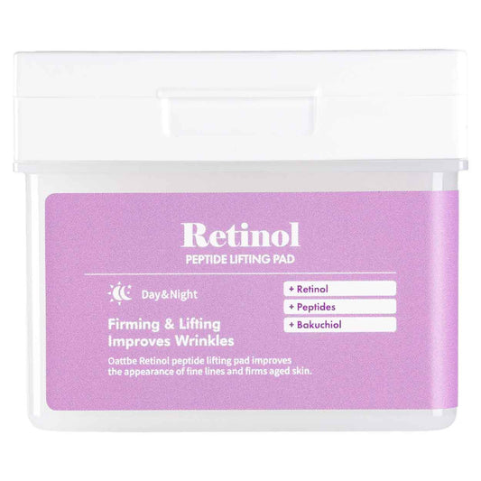Oattbe Retinol Peptide Lifting Pad stangrinamieji padeliai veidui, 120 vnt