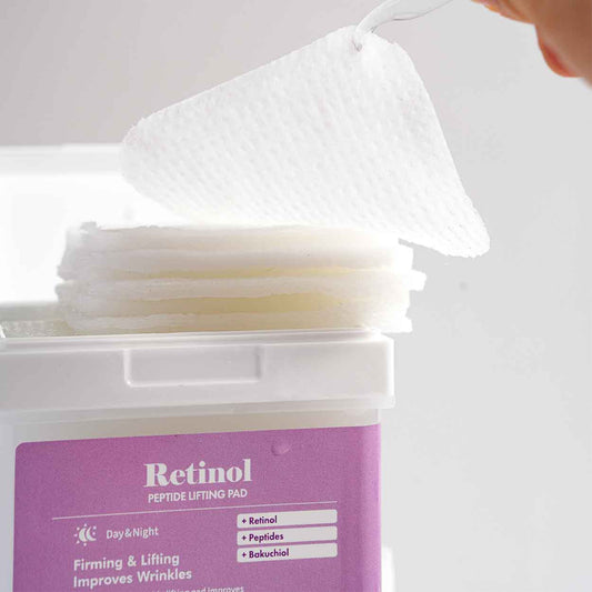 Oattbe Retinol Peptide Lifting Pad stangrinamieji padeliai veidui, 120 vnt