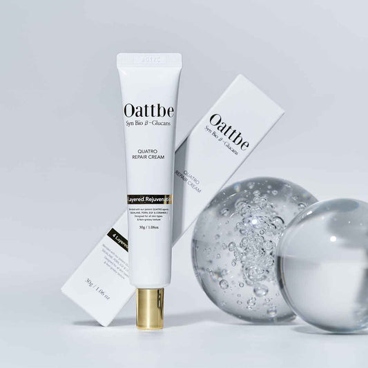 Oattbe Syn Bio B-Glucans Quatro Repair Cream veido kremas, 30 g.
