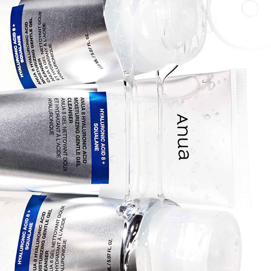 ANUA 8 Hyaluronic Acid Moisturizing Gentle Gel Cleanser gelinis prausiklis, 150 ml