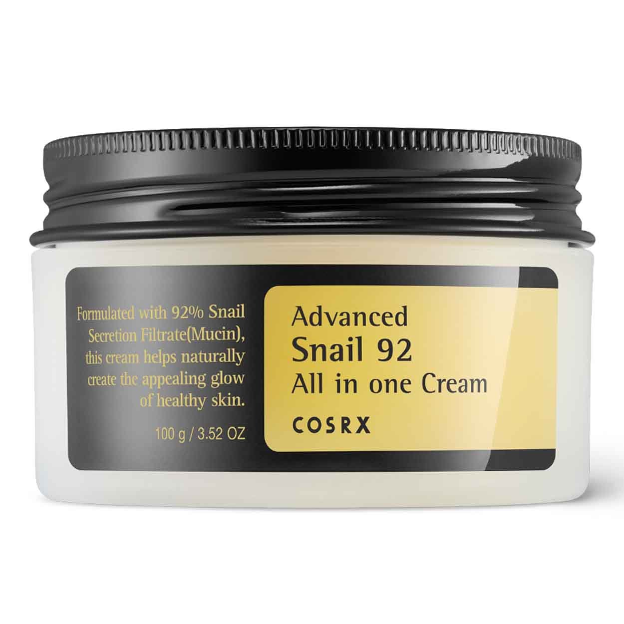 COSRX Advanced Snail 92 All in One Cream veido kremas, 100 g.