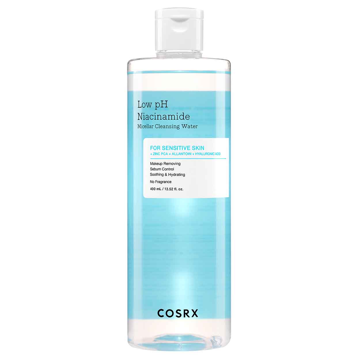 COSRX Low pH Niacinamide Micellar Cleansing water micelinis prausiklis, 400 ml - Facecare