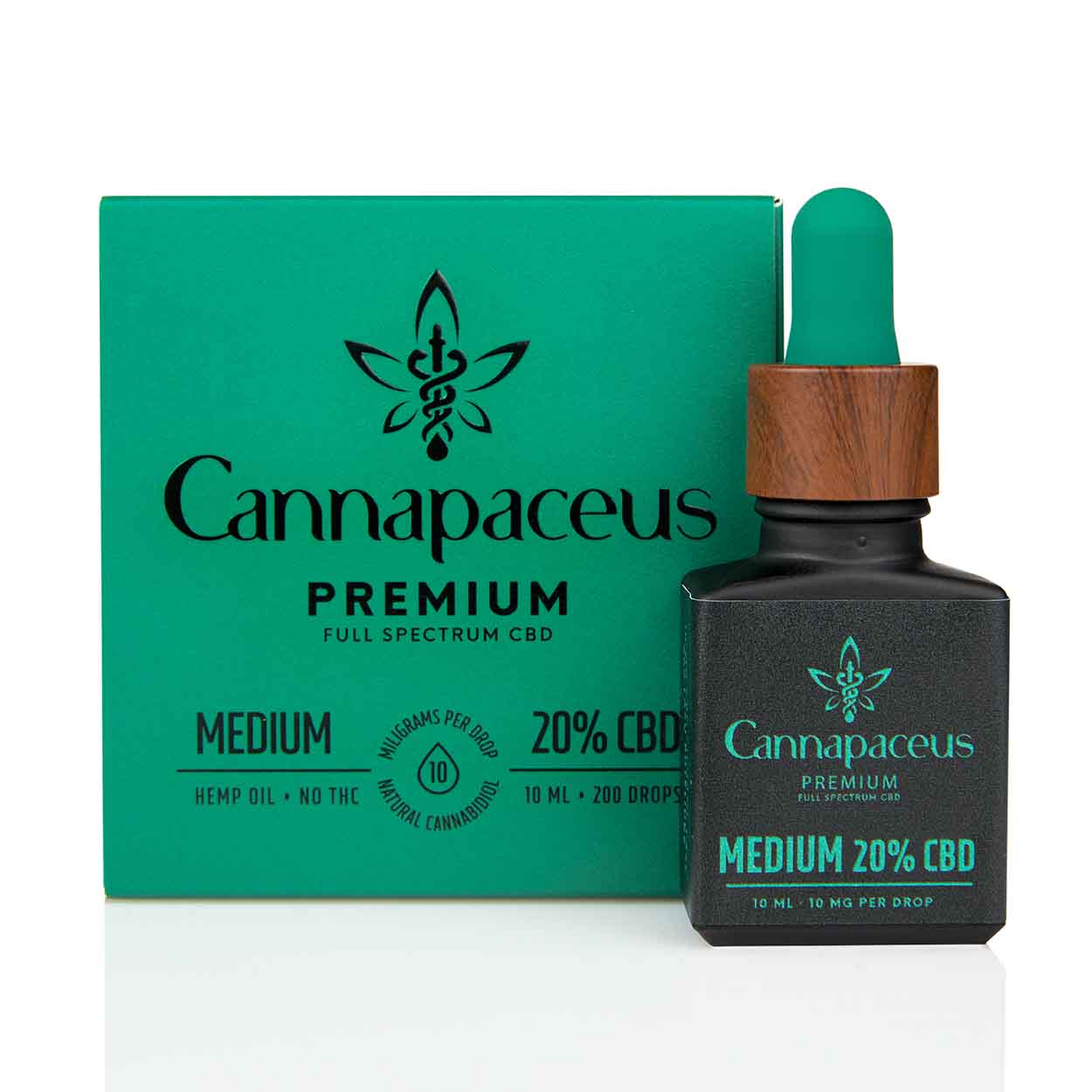 Cannapaceus Medium 20% CBD kanapių aliejus, 10 ml