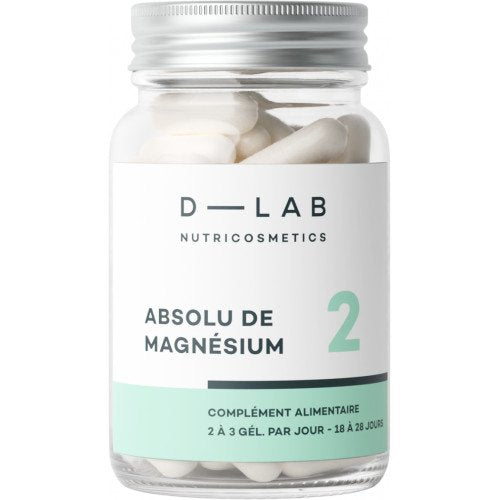 D-LAB Nutricosmetics Absolu De Magnesium Magnis, maisto papildas, 56 kapsulės