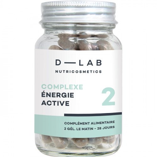 D-LAB Nutricosmetics Complexe Energie Active maisto papildas aktyvios energijos kompleksas, 56 kapsulės