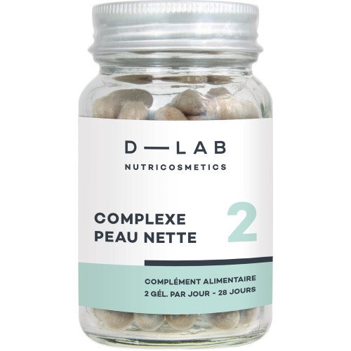 D-LAB Nutricosmetics Complexe Peau Nette odą skaistinantis maisto papildas, 56 kapsulės (galioja iki 12-31)