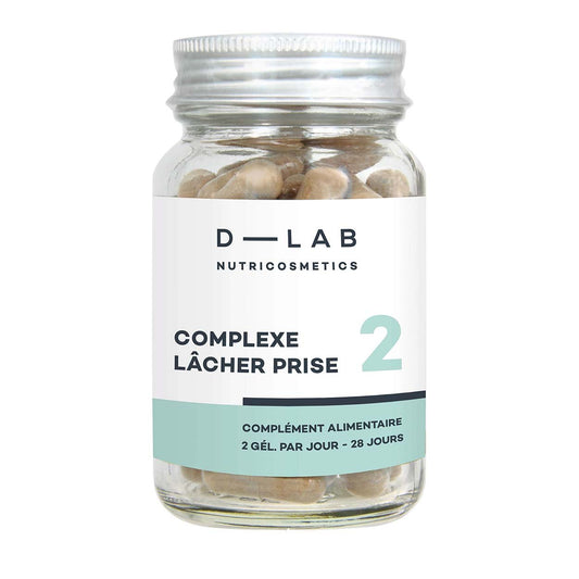 D-LAB Nutricosmetics maisto papildas streso malšinimui, Complexe Lacher Prise, 56 kapsulės