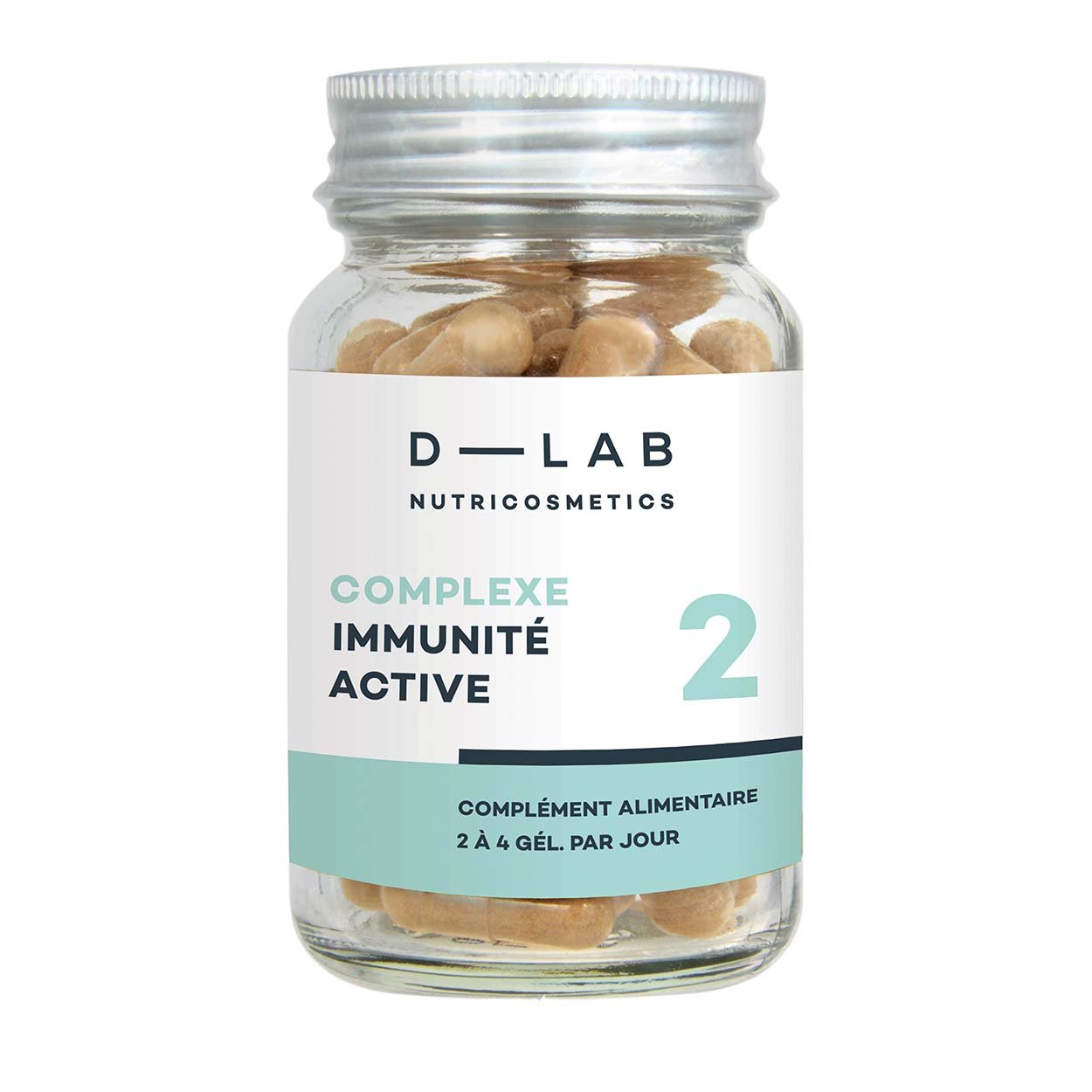 D-LAB Nutricosmetics maisto papildai imuninei sistemai, Immunite Active, 56 kapsulės