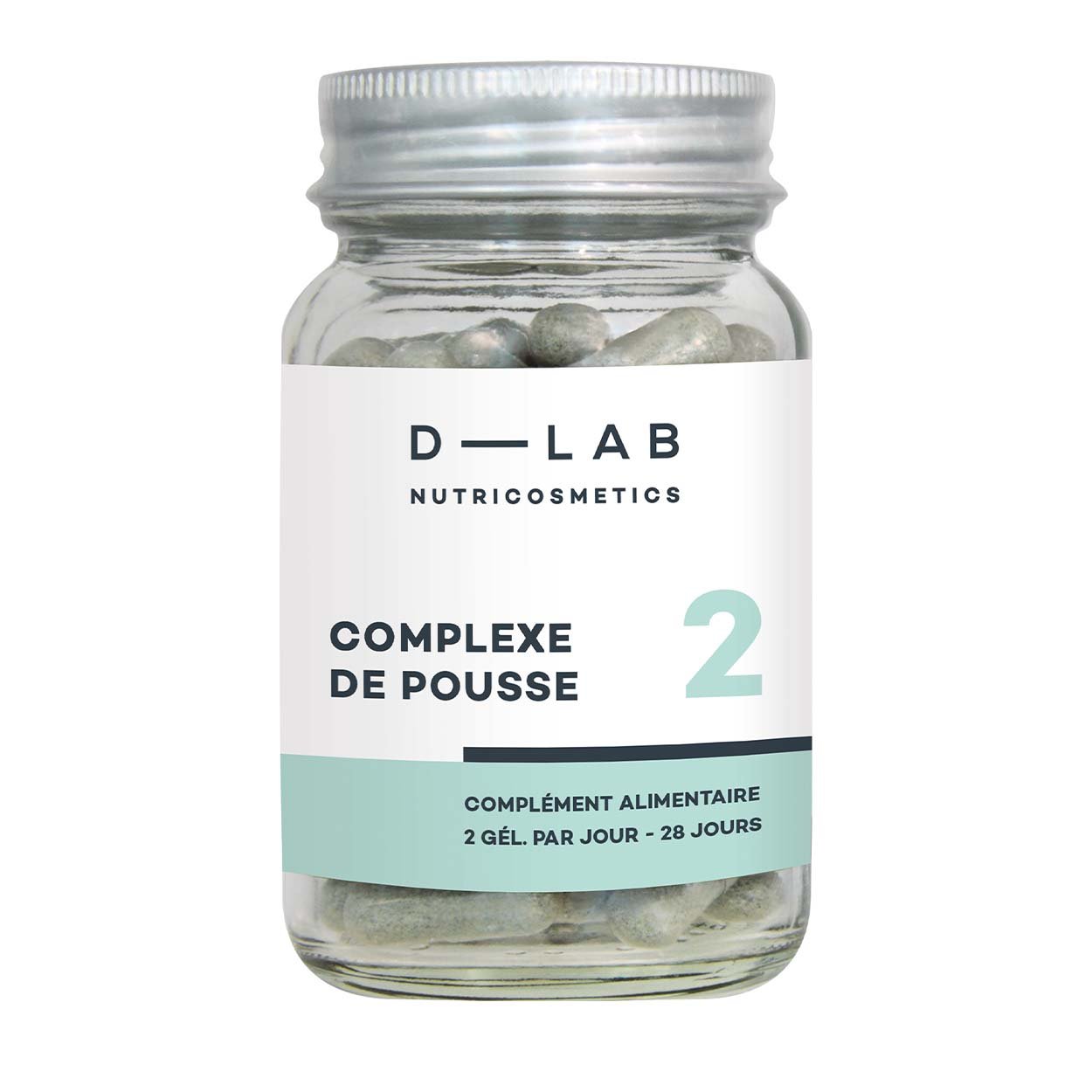 D-LAB Nutricosmetics maisto papildas plaukų augimo skatinimui, Complexe de Pousse, 56 kapsulės - Facecare