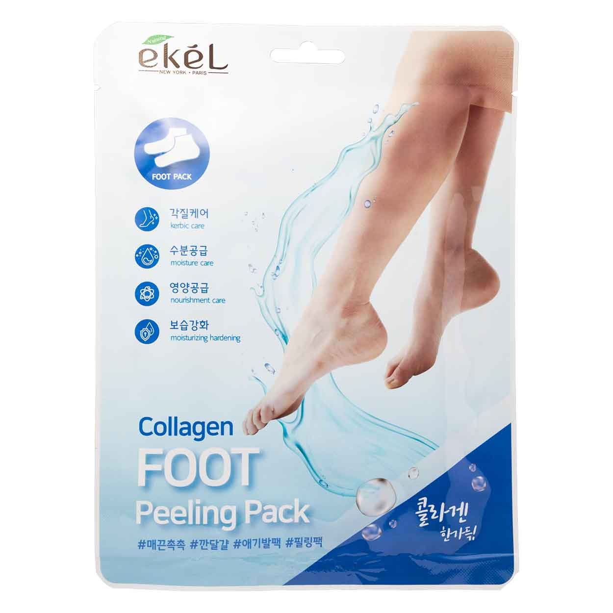 EKEL Collagen Foot Peeling Pack pėdų kaukė, 40 g