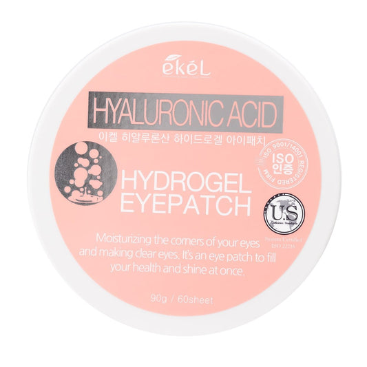 EKEL Hyaluronic Acid Hydrogel Eypatch paakių padeliai su hialurono rūgštimi, 90 g. / 60 vnt.