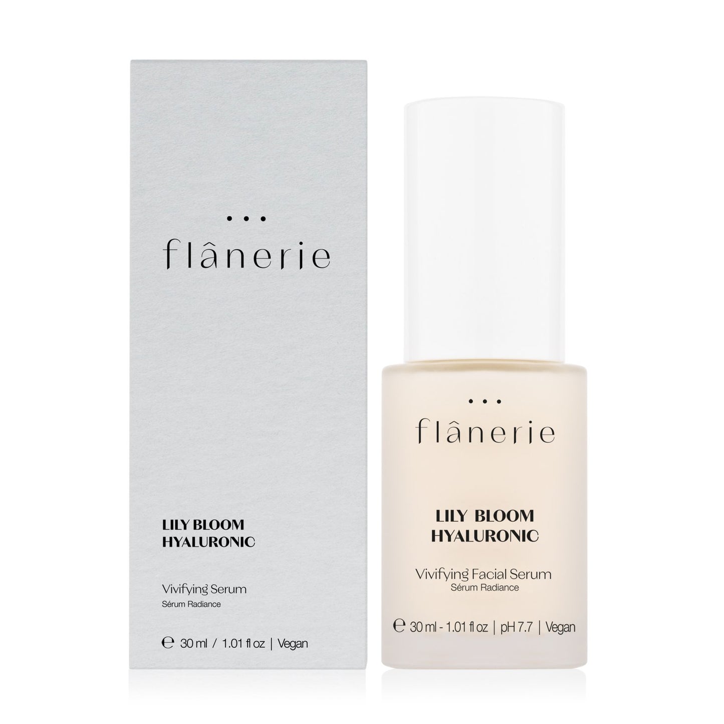 FLANERIE Lily Bloom Hyaluronic Vivifying Serum veido serumas, 30 ml