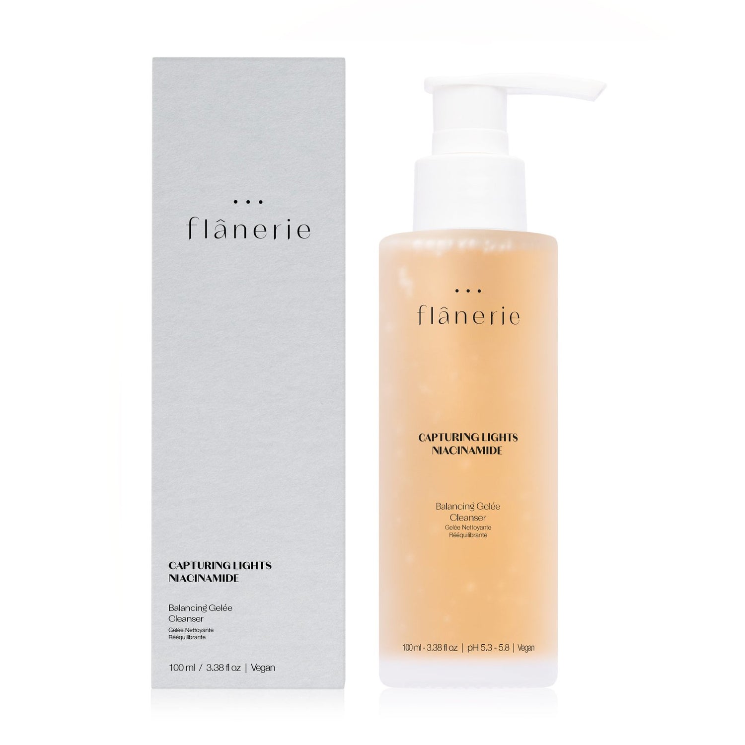 FLANERIE Capturing Lights Niacinamide Balancing Gelee Cleanser veido prausiklis, 100 ml - Facecare