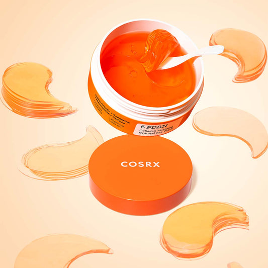 COSRX 5 PDRN Collagen Vitalizing Hydrogel Eye Patch paakių padeliai, 60 vnt. / 85 g.
