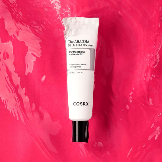 COSRX The AHA BHA PHA LHA 35 Peel tepama veido kaukė, 30 ml