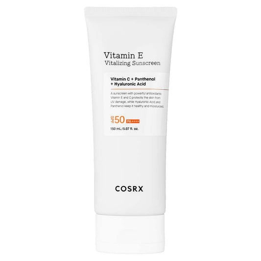 COSRX Vitamin E Vitalizing Sunscreen SPF 50 PA++++ apsauginis kremas nuo saulės, 150 ml
