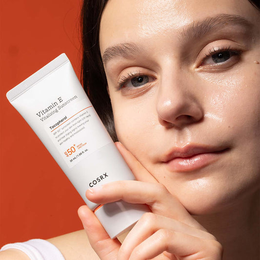 COSRX Vitamin E Vitalizing Sunscreen SPF 50 PA++++ apsauginis kremas nuo saulės, 150 ml