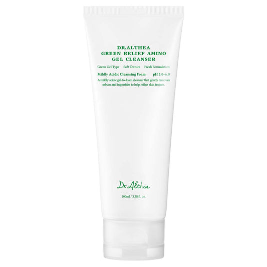 Dr. Althea Green Relief Amino Gel Cleanser veido prausiklis, 100 ml.