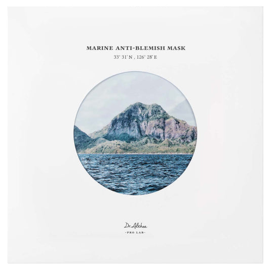 Dr. Althea Marine Anti-Blemish Mask lakštinių veido kaukių rinkinys, 5 x 27 g.