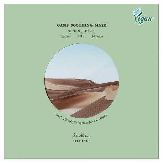 Dr. Althea Oasis Soothing Mask raminančių lakštinių veido kaukių rinkinys, 5 x 27 g.