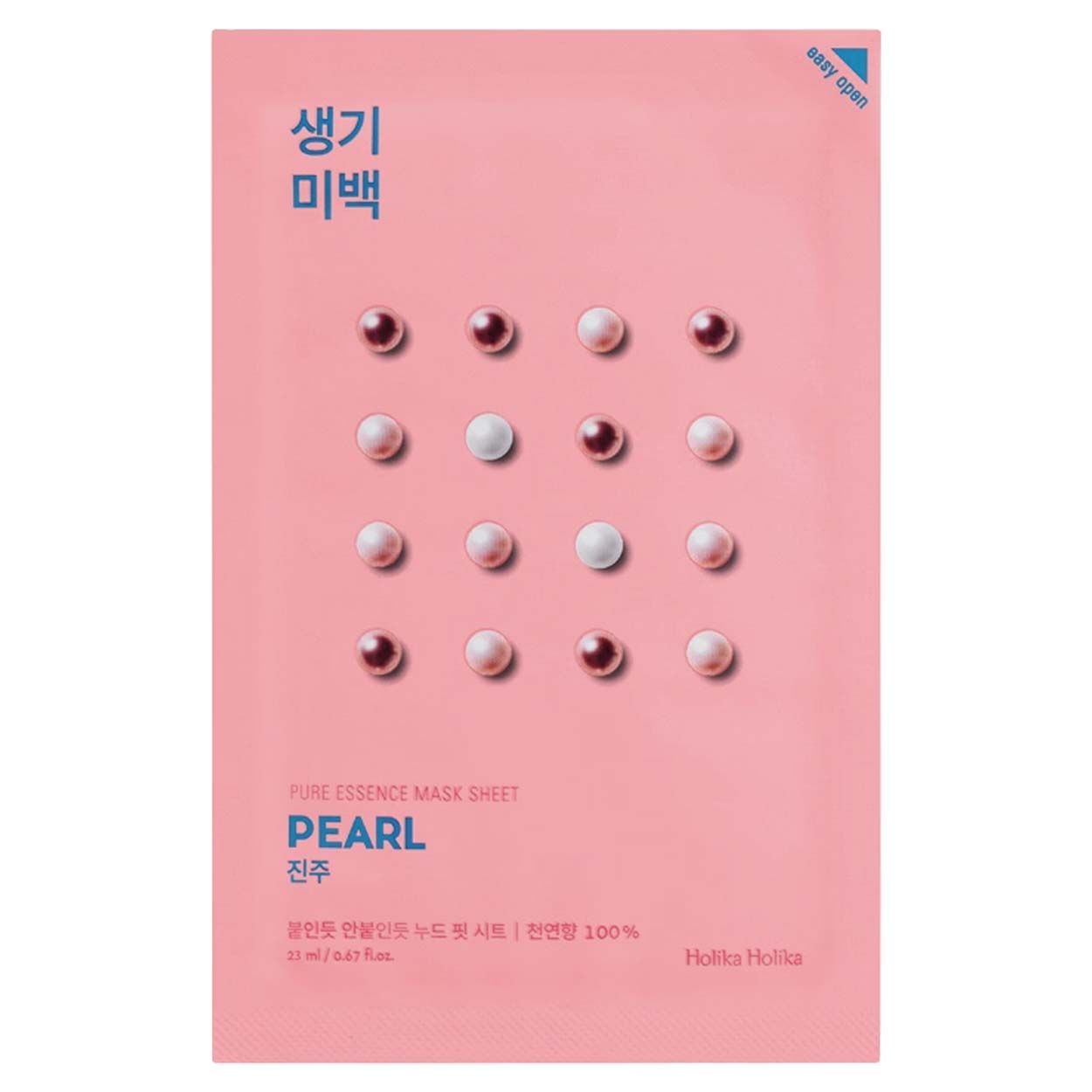 HOLIKA HOLIKA Pure Essence Mask Sheet Pearl lakštinė veido kaukė, 23 ml (iki 05-26)